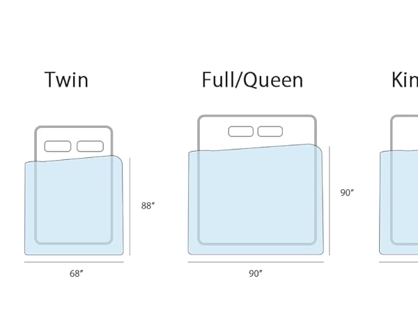 cooling comforter size