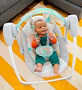 Bright Starts Portable Automatic 6-Speed Baby Swing