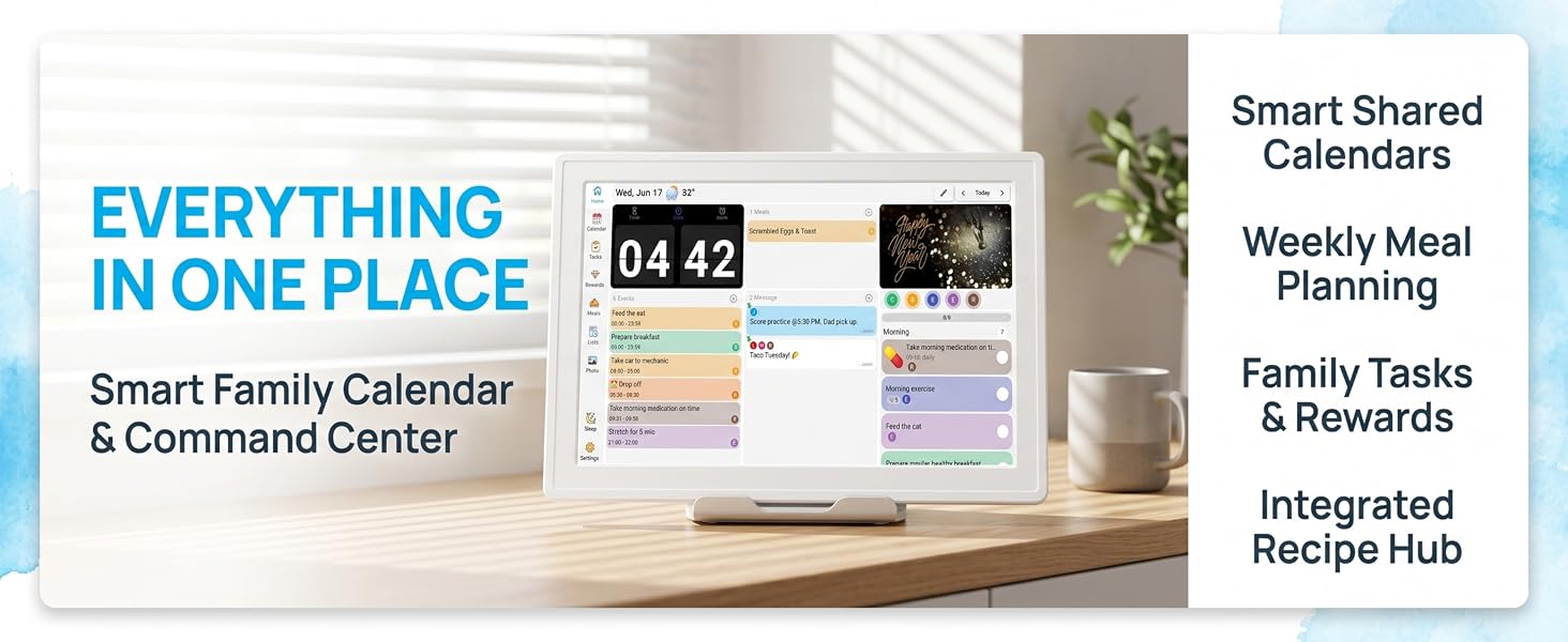digital calendar for fridge