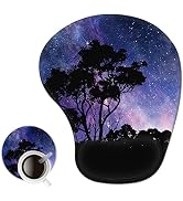 AIMSA Ergonomic Mouse Pad with Wrist Support Gel, Wrist Rest Pad Non-Slip PU Base Comfortable Lap...