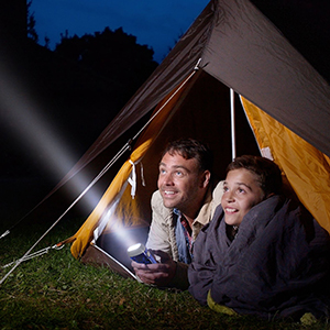 great for camping, hiking
