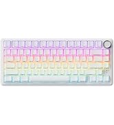 XVX M75 Wireless Gaming Mechanical Keyboard,75% Layout with Knob and IMD Topographic Keycaps,BT5....
