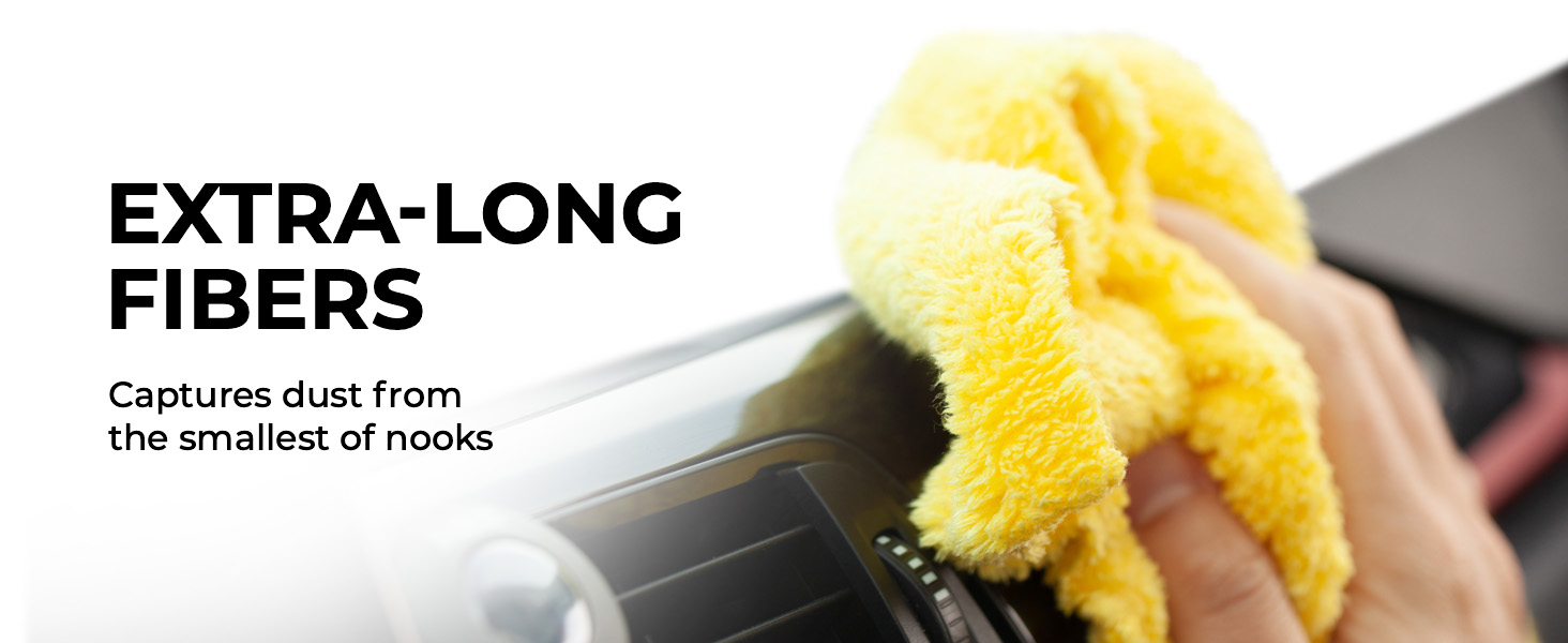Super Soft Drying Edgeless Microfiber Towels for Cars Detailing Buffing