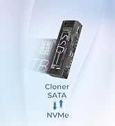 M.2 NVMe/SATA & 2.5”/3.5” Hard Drive Cloner Docking Staion, ICY BOX 10Gbps NVMe Cloner&Reader, M....