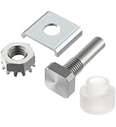 PalpitateC Glass Shower Door Pivot Repair Kit with Nylon Pivot Bushing #SPB12 and Stainless Steel...