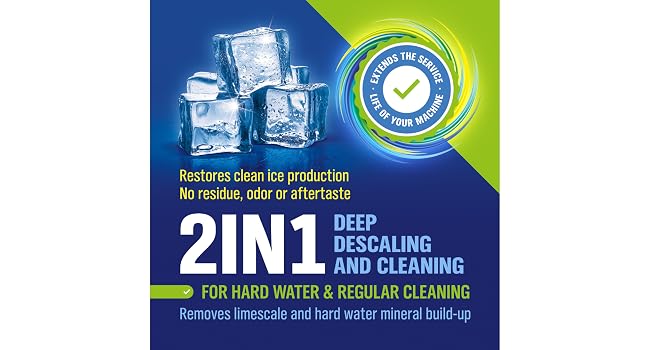 extra strength ice machine cleaner tablets 20 count ice maker cleaning formula 16g