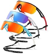 Vcarsian Kids Sunglasses Youth Baseball Sunglasses for Boys Girls 3-12 Polarized Softball Sports ...