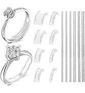 Coopache Ring Sizer Adjuster for Loose Rings, 14 Pack 14 Sizes Ring Guards, Spacers & Tighteners,...