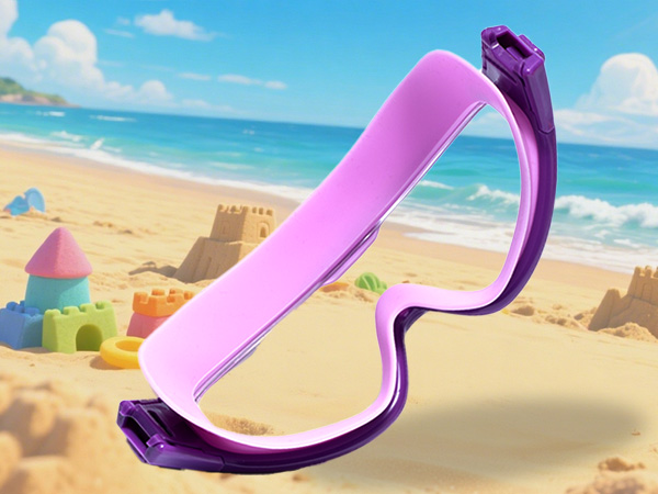 purple kids goggles
