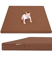 ILPEOD Waterproof Baby Play Mat for Floor 1.3"Thick Memory Foam 50 * 50 Cushion Playpen Playmat T...