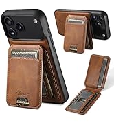 PASNEW Phone Case for iPhone 17 Pro Max Wallet Card Holder,Luxury Leather Wireless Charging RFID ...