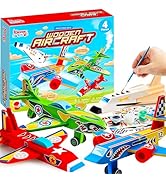 Klever Kits 4 DIY Wooden Aircrafts-Build & Paint Your Own Wooden Airplane Craft Kit, Art & Craft ...