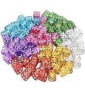 Tbestmax 200 pcs Dreadlocks Beads, Hair Braid Rings/Clips, Hair Cuffs Decoration/Accessories Colo...