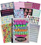 Fashion Angels 2,000+ Alphabet Sticker Book, Includes Fun & Colorful Craft Letter Stickers, Ideal...