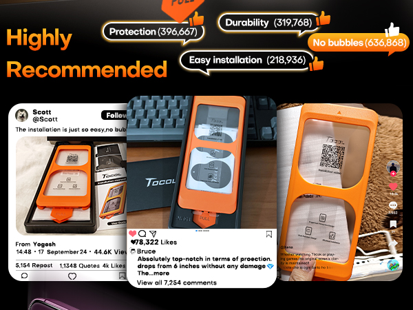 for iPhone 18 Pro Screen Protector