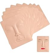Tattoo Practice Skin 10pcs Practice Skin For Face Permanent Face Makeup Silicone Skin Tattoo Trai...