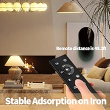 remote control light bulb-distance and magnet