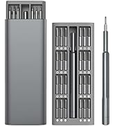 Lifegoo Precision Screwdrivers Set, 48 in 1 S2 Steel Mini Magnetic Screwdriver Bit Repair Tool Ki...