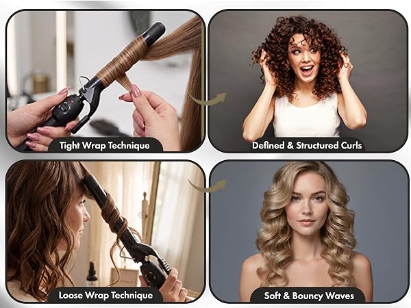 Short Barrel Curling Iron Hair Curler