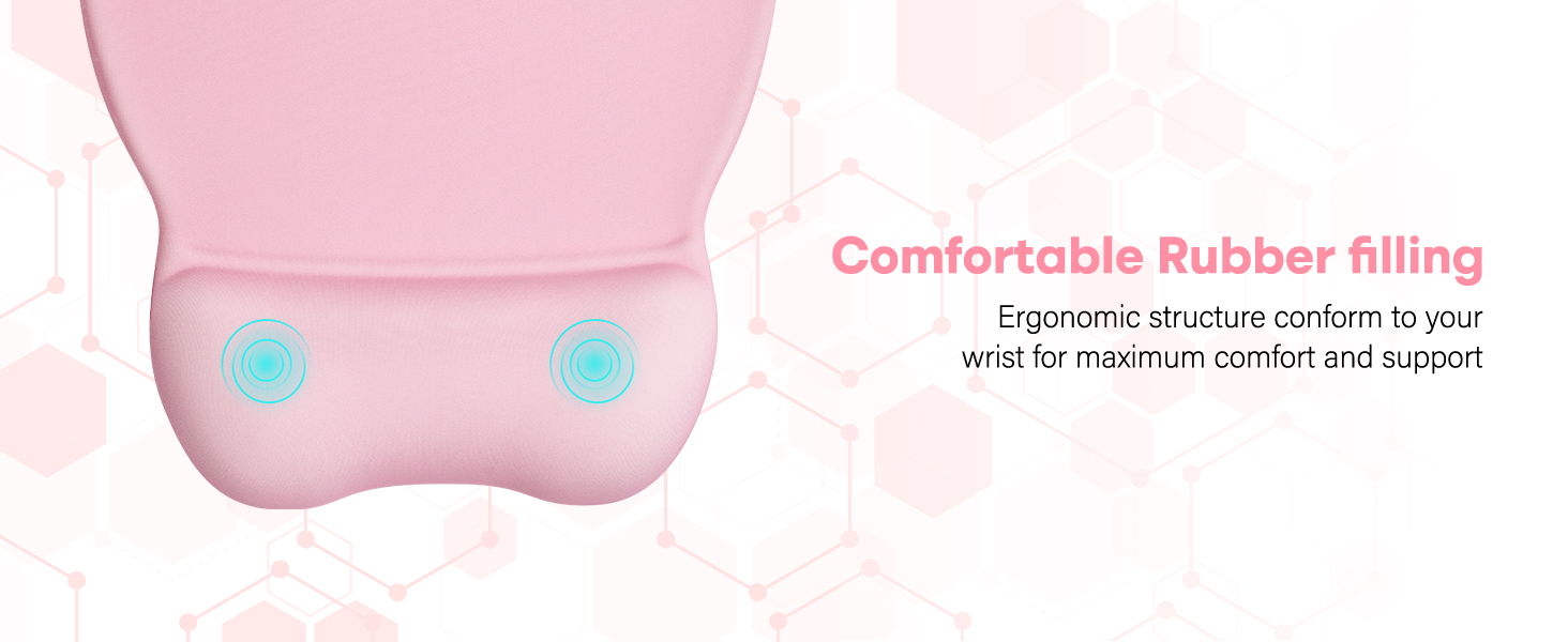 comfortable rubber filling