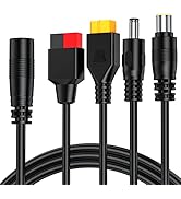ELECTOP DC 8mm to 4X Adapter Connector Parallel Cable 14AWG Solar Charge Cable Compatible with An...