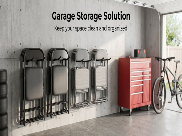 folding chair rack,folding chair storage,ladder storage