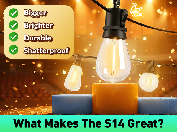 shatterproof outdoor string lights