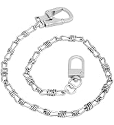 Ahiller Men Women Wallet Chains,23.5''Stainless Steel Hip Hop Jeans Chain, Anti Lost Key Chain wi...