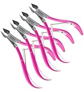 Cuticle Trimmer with Cuticle Pusher Professional Stainless Steel Cuticle Cutter Sharp Blades Doub...