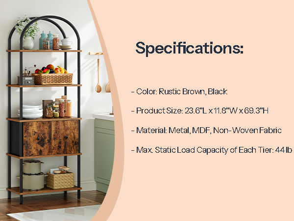 arched bookcase tall standing bookshelf arched 5 Tier Bookshelf 5 Tier Arched Bookcase