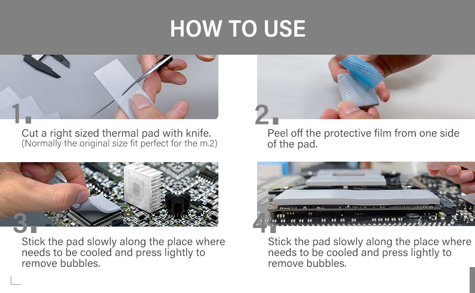 How to use thermal pad gpu