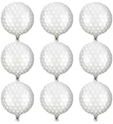 9PCS Golf Balloons, 18Inch Sports Balloons Aluminum Foil Balloons for Golf Themed Party Decoratio...