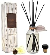 Reed Diffuser Set - Smoked Vanilla Scented Diffuser with Sticks | Home Fragrance Reed Diffuser fo...