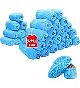 Shoe Covers Disposable 300 Pack (150 Pairs) Fit Shoe Sizes to Men's 11.5 Non-Slip, Durable, Indoo...