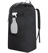 Laundry Bag Backpack, Laundry Bag with Soft Padded Straps & Drawstring Closure Washable Dirty Clo...