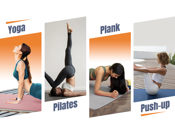 Suitable for Yoga Pilates Stretching Plank Sit-up Push-up Meditation and Other barefoot exercises