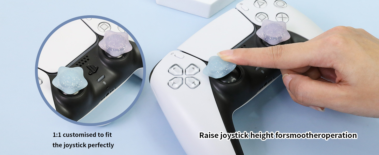 Cute Switch 2 Thumb Grips Cap for PS5 PS4 Xbox Switch Pro Steam Deck Controller