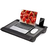 Large Lap Laptop Desk - Portable LapDesk with Mouse Pad & Wrist Rest for Notebook, MacBook, Table...
