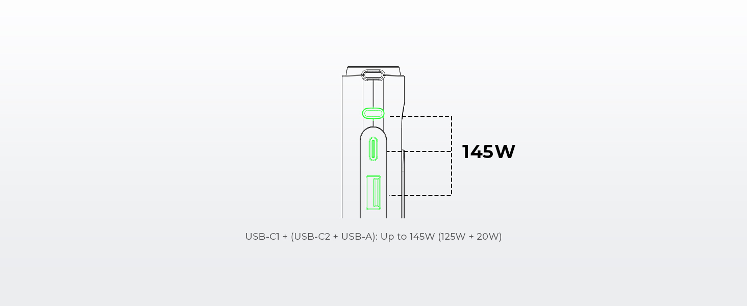 Three-Port Charging