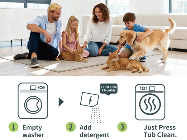 pet hair dissolver for washing machine