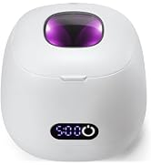 Pop On Dental Ultrasonic Retainer Cleaner Machine for Invisalign – 45kHz Ultrasonic Denture Clean...
