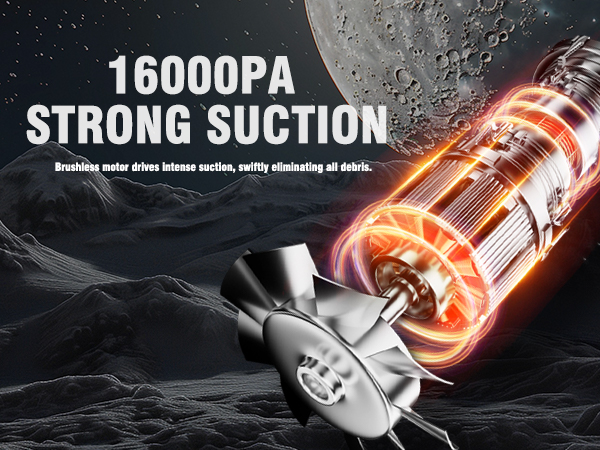 strong powerful suction