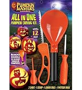 Pumpkin Masters Premium All in One Carving Kit – Comprehensive Halloween Pumpkin Carving Kit with...