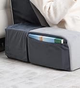 Vekkia 25" Extra-Large Reading Pillow for Tall Adults – 60° Ergonomic Wedge Back Pillow with Buil...