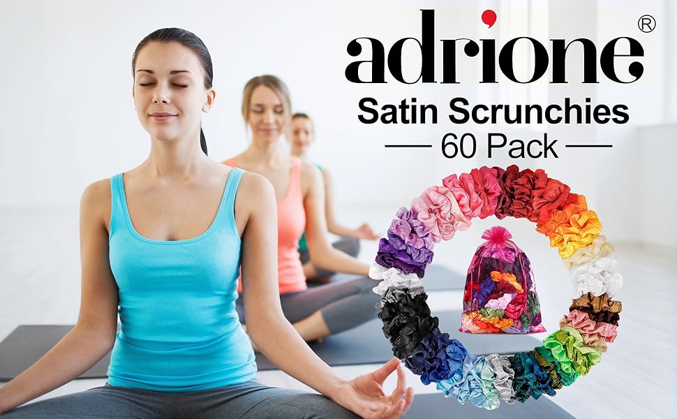 satin scrunchies