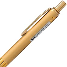 pentel, alloy, energel, clip