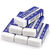 Tamaki 6 Pack Erasers, Large White Erasers for School Office, Art Eraser for Drawing