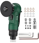 EYPINS Mini Pneumatic Chamfering Tool – 16pcs C&R-angle Blades Straight 45° Arc Beveling,Metal Ai...