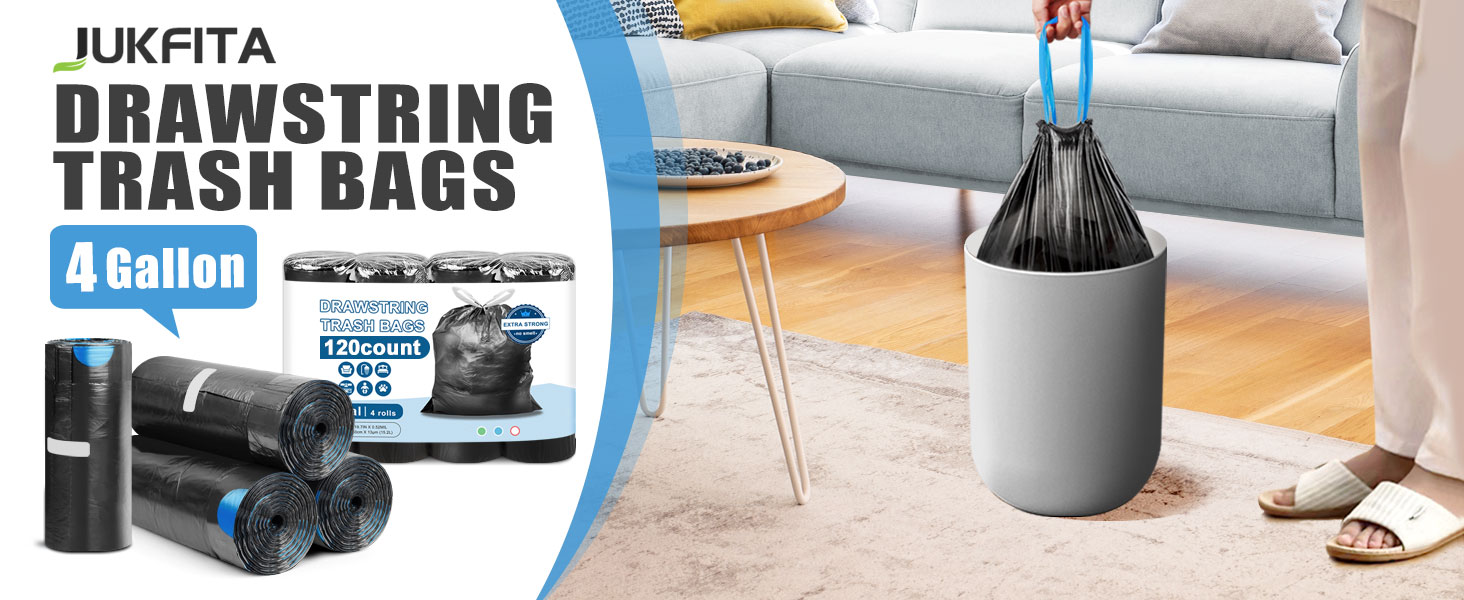 trash bags 4 gallon