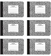 Oxford Jr. Composition Notebooks, Half Size, 4-7/8 x 7-1/2 Inches, Wide Ruled Paper, 80 Sheets, B...